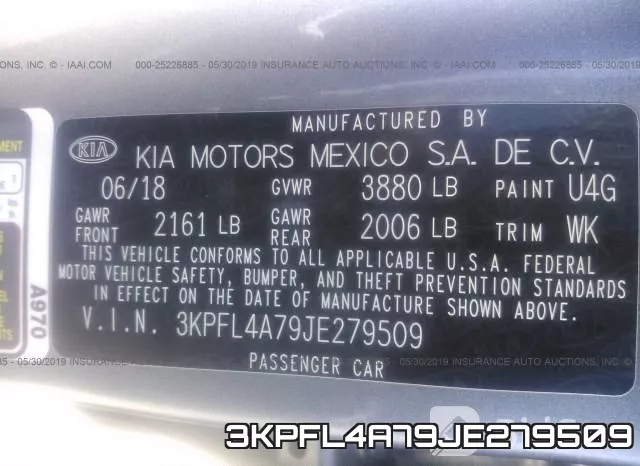 3KPFL4A79JE279509 фото 10