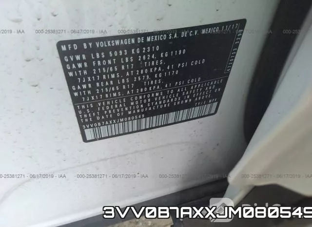 3VV0B7AXXJM080549 фото 10