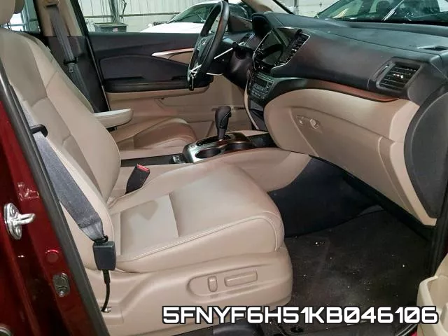 5FNYF6H51KB046106 фото 6