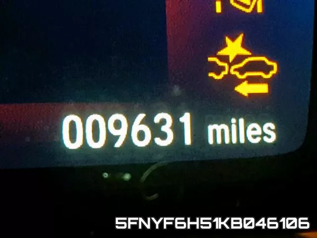 5FNYF6H51KB046106 фото 8