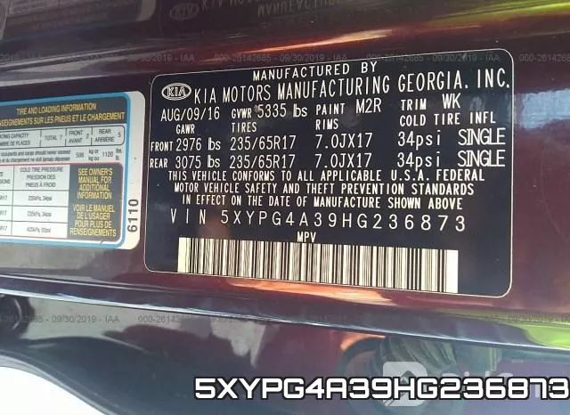 5XYPG4A39HG236873 фото 8
