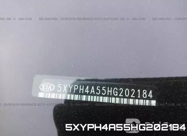 5XYPH4A55HG202184 фото 10