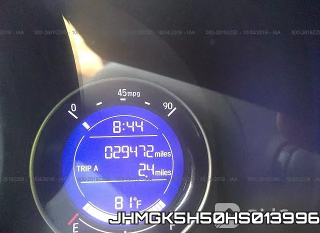 JHMGK5H50HS013996 фото 8