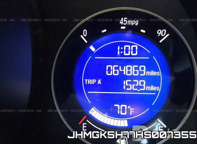 JHMGK5H77HS007355 фото 8