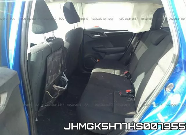 JHMGK5H77HS007355 фото 9