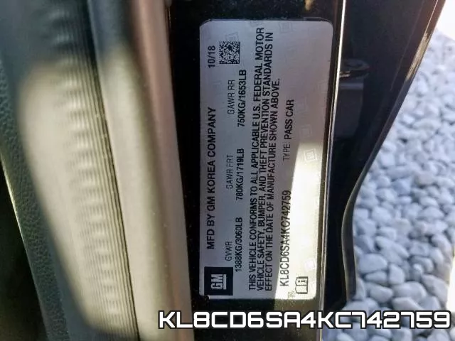 KL8CD6SA4KC742759 фото 2