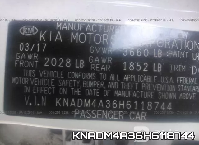 KNADM4A36H6118744 фото 10