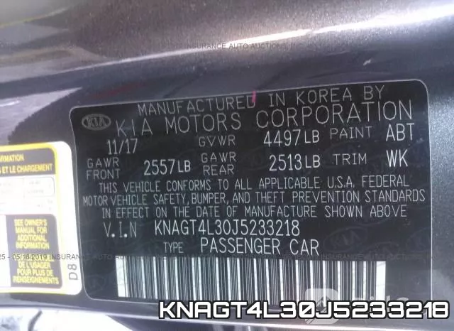 KNAGT4L30J5233218 фото 10