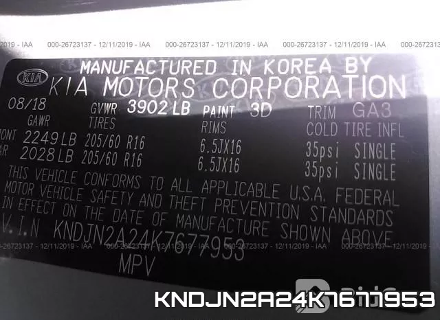 KNDJN2A24K7677953 фото 10