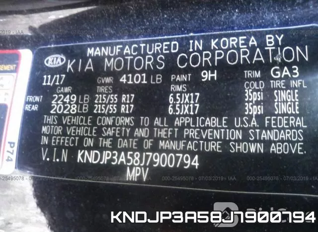 KNDJP3A58J7900794 фото 10