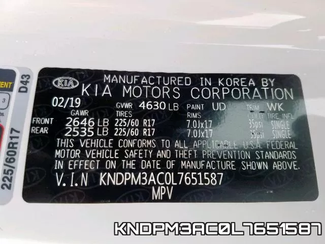KNDPM3AC0L7651587 фото 2