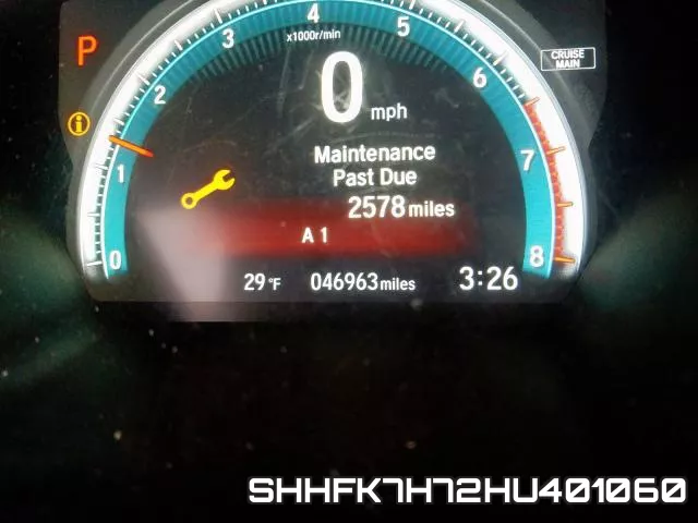 SHHFK7H72HU401060 фото 9