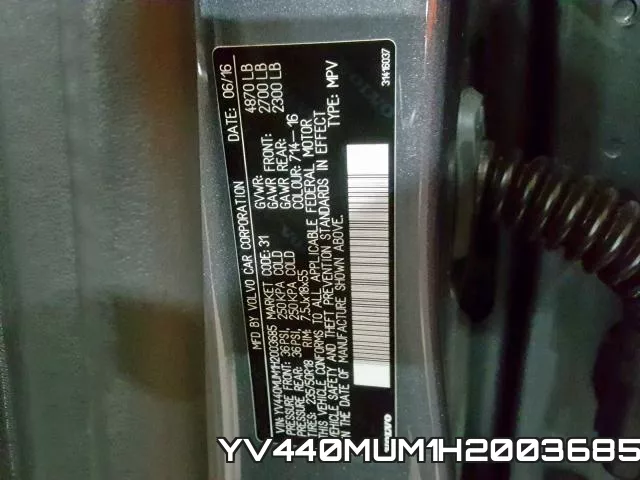 YV440MUM1H2003685 фото 2