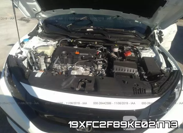 19XFC2F89KE021773 фото 2