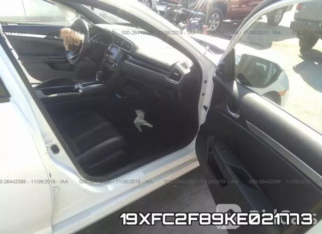 19XFC2F89KE021773 фото 6