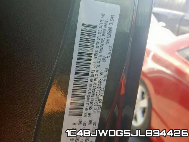 1C4BJWDG5JL834426 фото 2