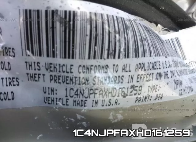 1C4NJPFAXHD161259 фото 10