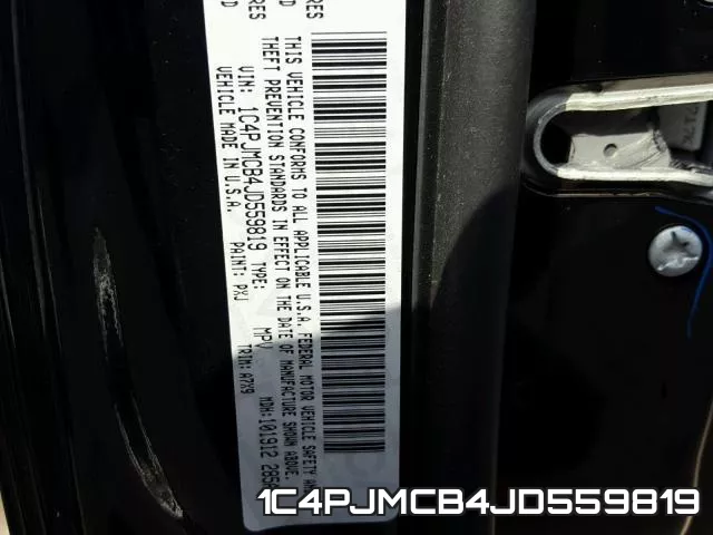 1C4PJMCB4JD559819 фото 2