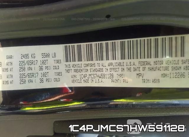 1C4PJMCS7HW591128 фото 9