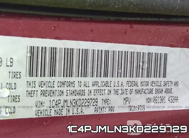 1C4PJMLN3KD229729 фото 10