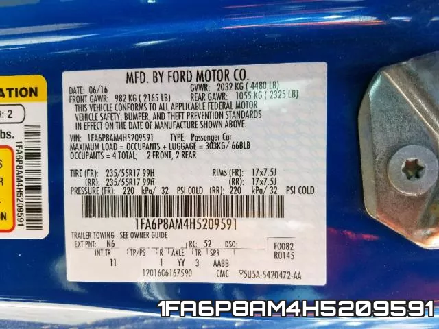 1FA6P8AM4H5209591 фото 2