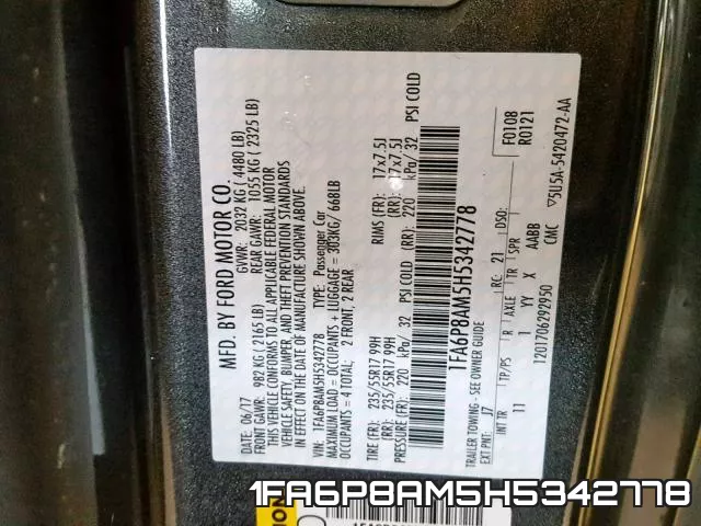1FA6P8AM5H5342778 фото 2