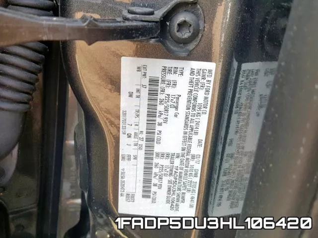 1FADP5DU3HL106420 фото 2