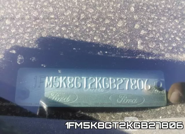1FM5K8GT2KGB27806 фото 10