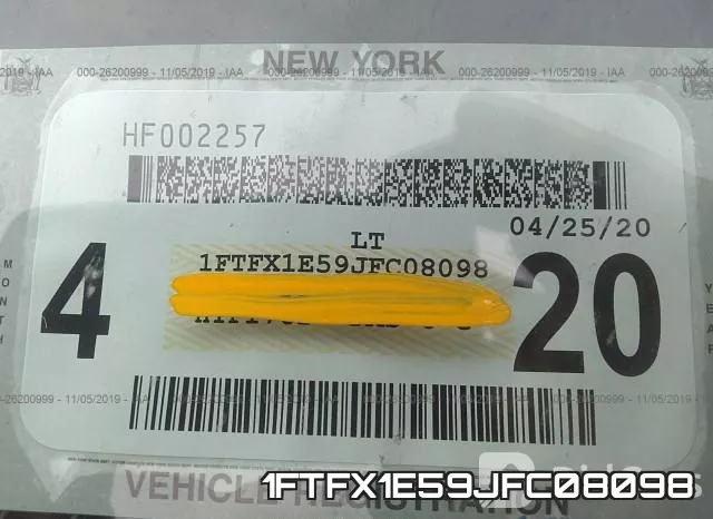 1FTFX1E59JFC08098 фото 10