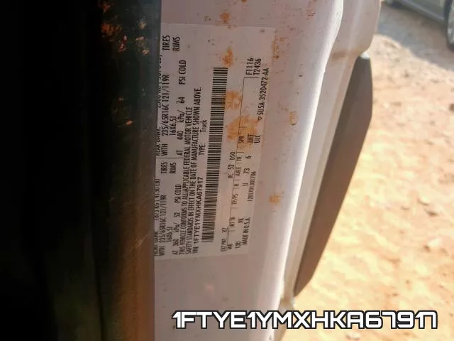 1FTYE1YMXHKA67917 фото 2