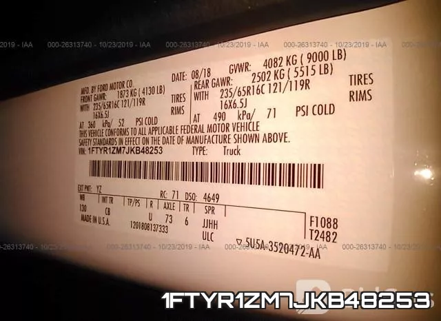1FTYR1ZM7JKB48253 фото 10