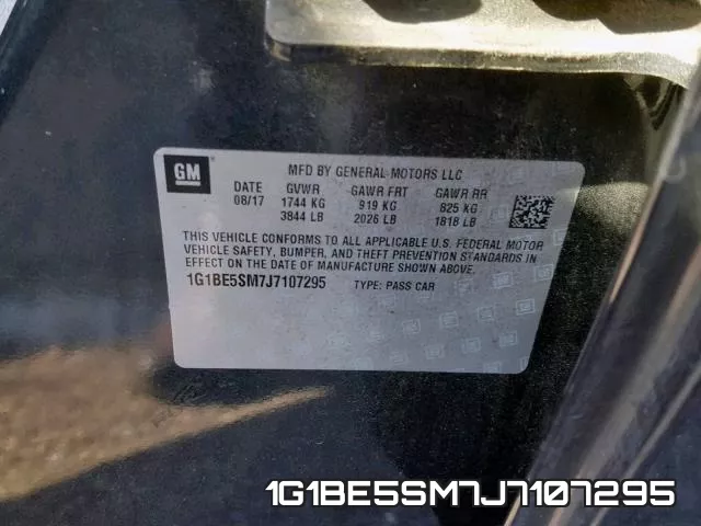 1G1BE5SM7J7107295 фото 2