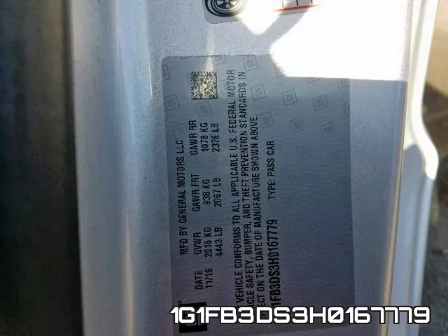 1G1FB3DS3H0167779 фото 2
