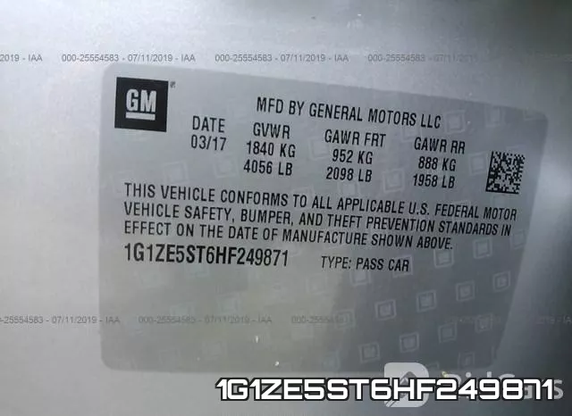 1G1ZE5ST6HF249871 фото 10