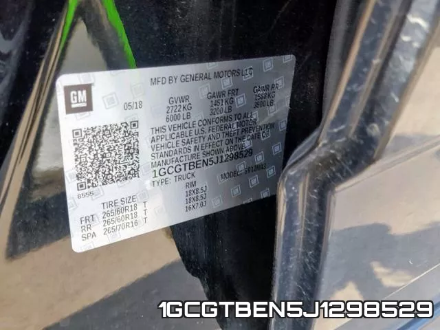 1GCGTBEN5J1298529 фото 2