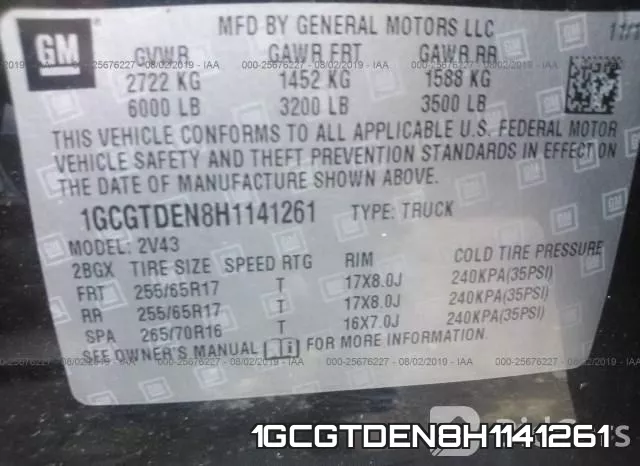 1GCGTDEN8H1141261 фото 10