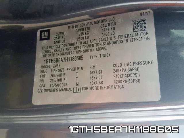 1GTH5BEA7H1188605 фото 2