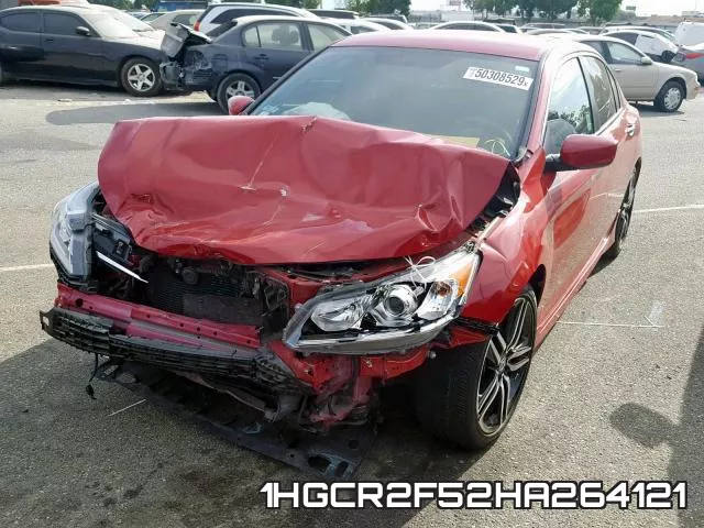 1HGCR2F52HA264121 фото 3