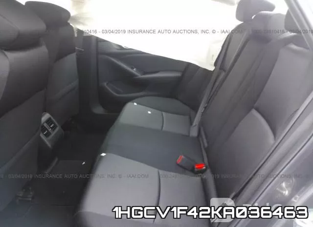 1HGCV1F42KA036463 фото 9