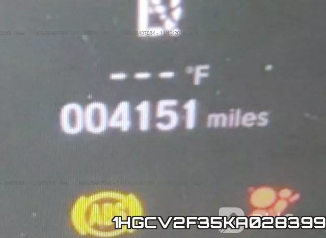 1HGCV2F35KA028399 фото 8
