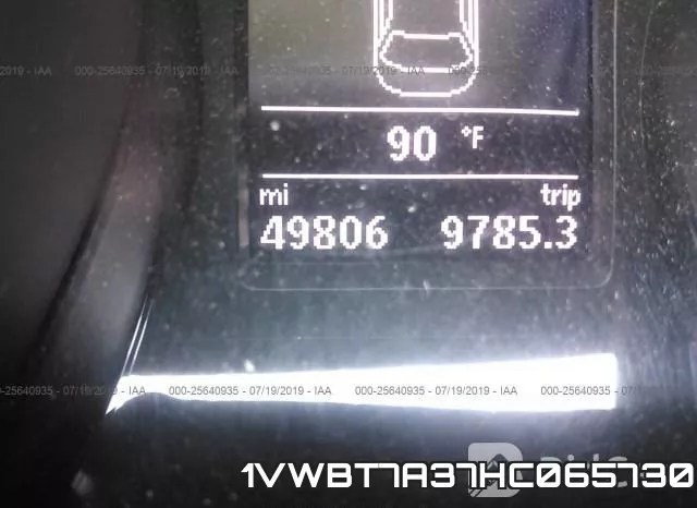 1VWBT7A37HC065730 фото 8