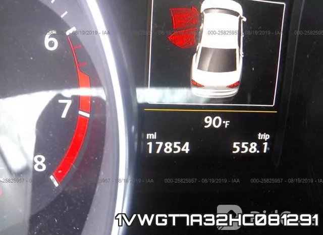 1VWGT7A32HC081291 фото 8