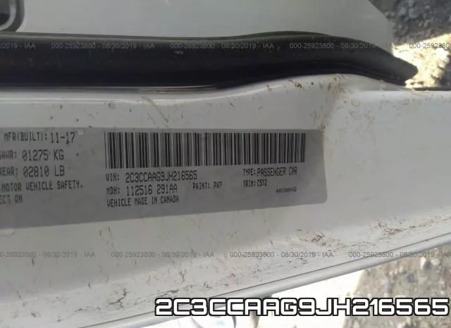 2C3CCAAG9JH216565 фото 10