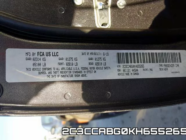 2C3CCABG0KH655265 фото 2