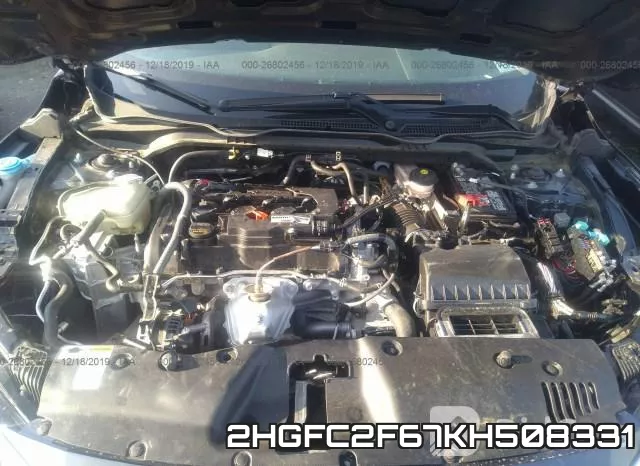 2HGFC2F67KH508331 фото 2