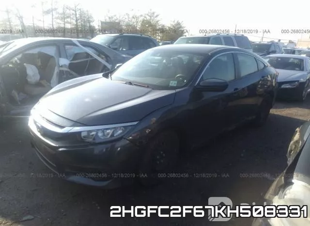 2HGFC2F67KH508331 фото 3