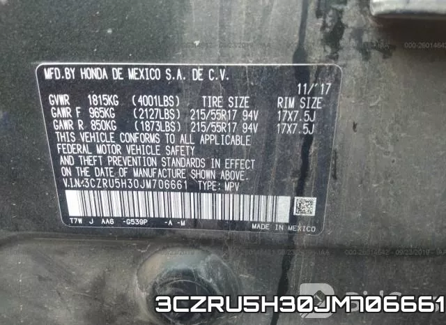 3CZRU5H30JM706661 фото 10