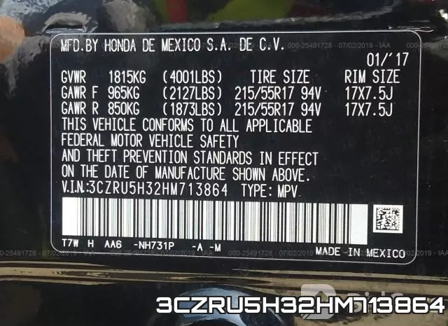 3CZRU5H32HM713864 фото 10