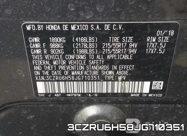 3CZRU6H58JG710351 фото 10