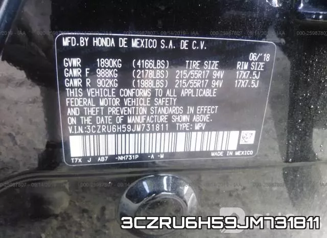 3CZRU6H59JM731811 фото 10